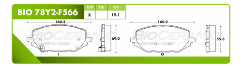 Balatas Delanteras Tracker 2021 2022 2023 - Imagen 2