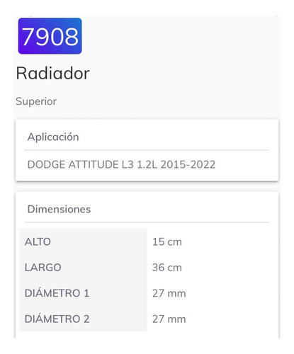 Manguera Radiador Superior Mirage 2019 - 2020 1.2 3 Cil - Imagen 2
